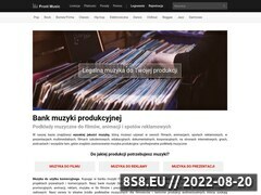Miniaturka www.front-music.pl (Bank muzyki do reklam)