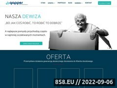Zrzut strony Reklama w Niemczech Gapper