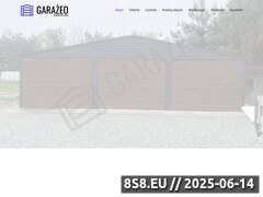 Zrzut strony Garaże blaszane, bramy garażowe, hale oraz wiaty