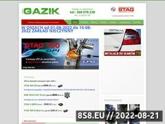 Miniaturka gazik.com.pl (Instalacje gazowe LPG Kraków)
