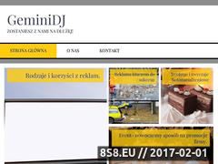 Miniaturka domeny www.geminidj.pl