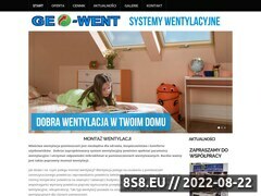 Miniaturka domeny www.geo-went.pl