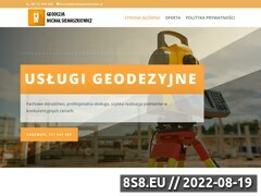 Miniaturka domeny www.geodezjawodzislaw.pl