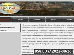 Miniaturka geosolid.pl (Pracownia Geologiczna GeoSolid)
