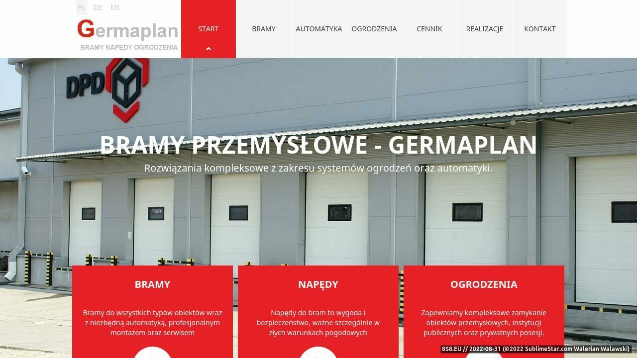 Automatyka bram (strona www.germaplan.pl - Germaplan.pl)