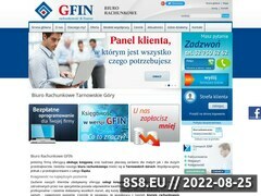Miniaturka www.gfin.pl (Profesjonalne usługi księgowo rachunkowe)