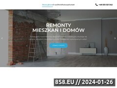 Zrzut strony Remonty mieszkań oraz domów w Łodzi i województwie łódzkim