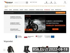 Miniaturka gmoto.pl (Części motocyklowe, akcesoria, odzież i obuwie)