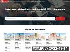 Miniaturka www.gowork.pl (Praca i oferty pracy wyszukiwarka GoWork)