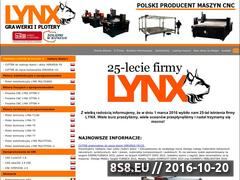 Miniaturka strony LYNX - grawerki i plotery