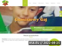 Miniaturka www.gumisiowygaj.pl (Przedszkole i opieka przedszkolna)