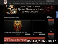 Miniaturka gunsnroses.com.pl (Newsy ze świata Guns n' Roses)