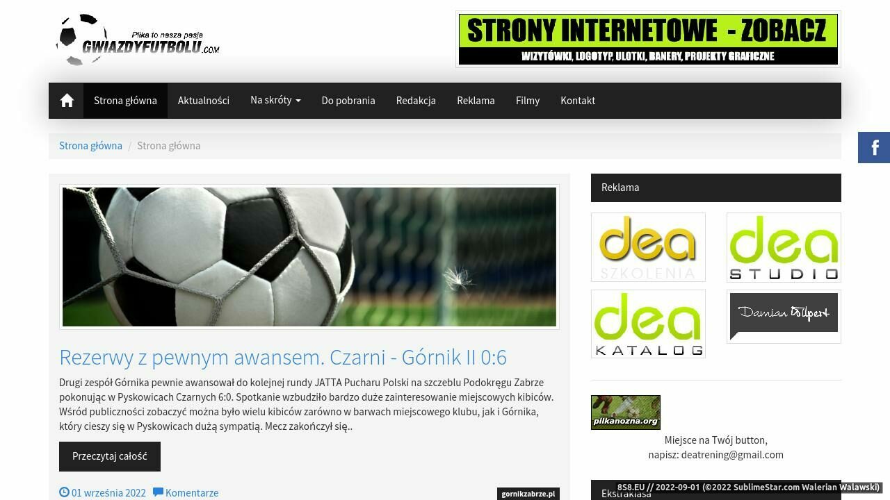 Zrzut ekranu Piłka nożna, Gwiazdy Futbolu, tapety