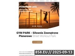 Miniaturka www.gymparks.com (Producent siłowni zewnętrznych)