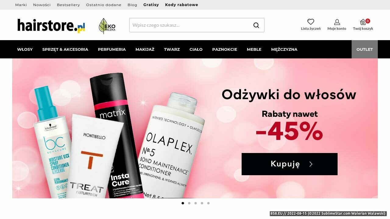 Sklep fryzjerski Hairstore.pl (strona hairstore.pl - Hairstore.pl)