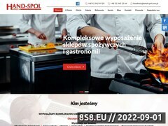Miniaturka strony Wyposaenie gastronomii - HAND-SPOL HoReCa