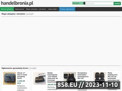 Miniaturka handelbronia.pl (Ogłoszenia: sprzedaży broni oraz mapa strzelnic)