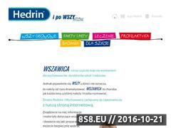Miniaturka domeny www.hedrin.pl