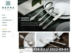 Miniaturka strony HEFRA S.A. - sztućce i galanteria stołowa