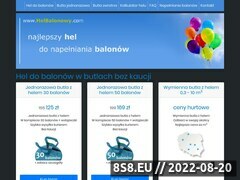 Miniaturka helbalonowy.com (Hel do balonów)