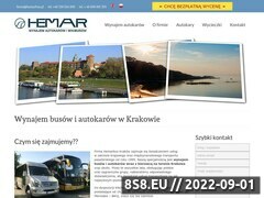 Zrzut strony Hemarbus - tanie wynajmowanie busów Kraków