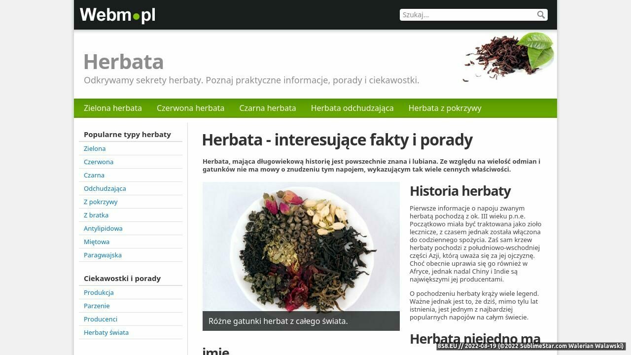 Herbata (strona herbata.webm.pl - Herbata.webm.pl)