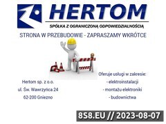 Miniaturka domeny www.hertom.pl