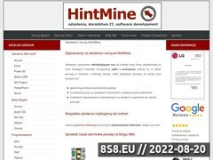 Miniaturka hintmine.com (Szkolenia VBA, Excel, SQL online i stacjonarnie)