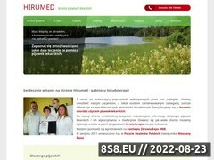 Miniaturka domeny www.hirumed.pl