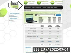 Zrzut strony Hostname.pl - najtasze domeny w sieci!