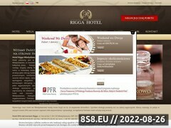 Miniaturka www.hotel-rigga.com.pl (Hotele nad morzem - Władysławowo)
