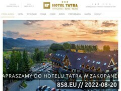 Miniaturka www.hoteltatra.pl (Hotel Tatra)