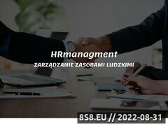 Miniaturka strony HR Management Doradztwo Personalne i Szkolenia Biznesowe