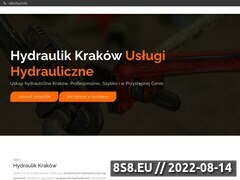 Zrzut strony Usługi hydrauliczne na terenie Krakowa