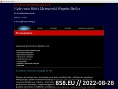 Zrzut strony Usługi Hydrauliczne - Mińsk Mazowiecki, Węgrów