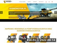 Miniaturka hydromotor.pl (Serwis hydrauliki siłowej i maszyn budowlanych - Hydromotor)