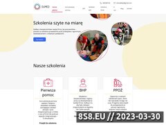 Miniaturka www.i-olimed.pl (Szkolenia - pierwsza pomoc, BHP i PPOŻ)