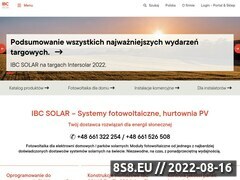 Miniaturka domeny www.ibc-solar.pl