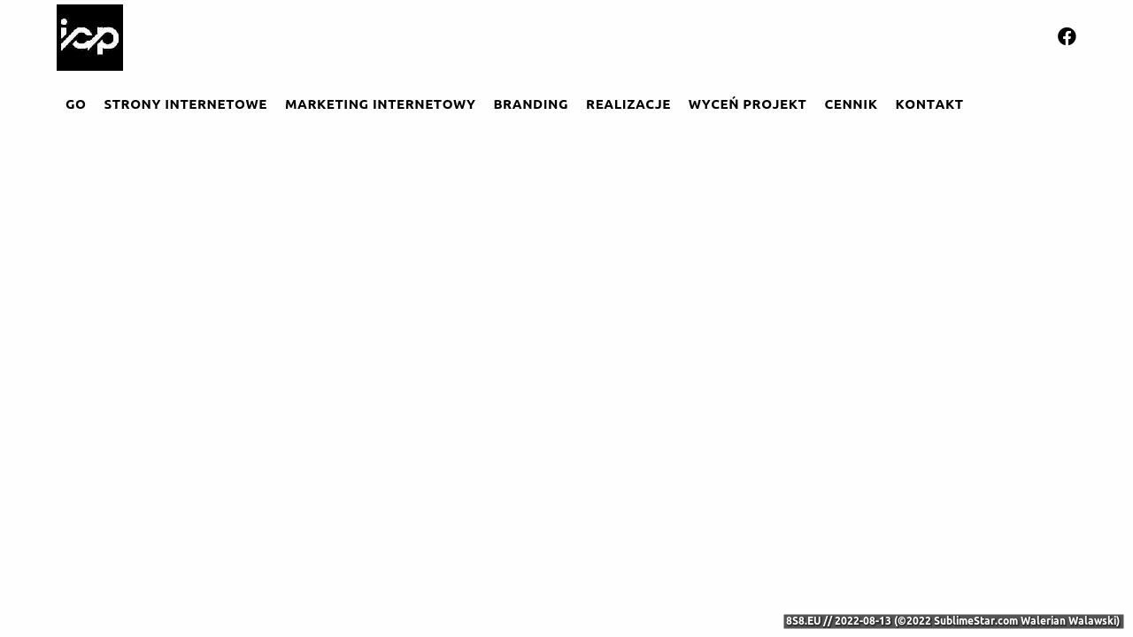 Zrzut ekranu Strony internetowe, pozycjonowanie oraz branding