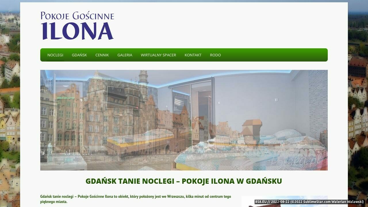 Gdańsk - Pokoje ILONA - tanie noclegi w Gdańsku (strona www.ilona.tp1.pl - Gdansk)