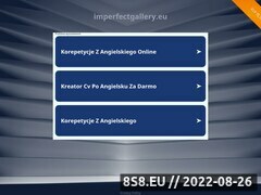 Miniaturka domeny www.imperfectgallery.eu
