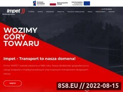 Miniaturka www.impet.biz (Transport drogowy towarów z Polski do Rumunii)