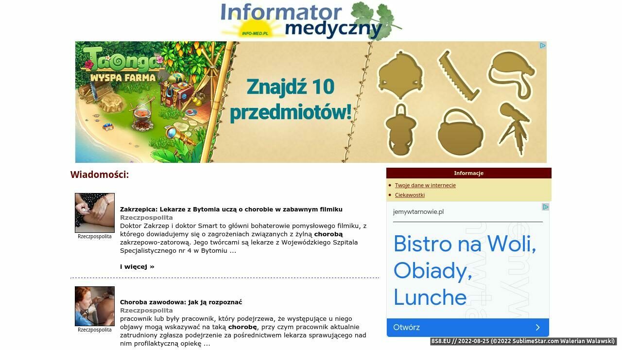 Informator medyczny - największy i najlepszy (strona www.info-med.pl - Info-med.pl)