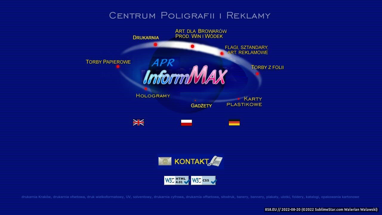 APR-InformMAX centrum druku i poligrafii (strona www.informmax.com.pl - Informmax.com.pl)