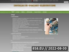 Zrzut strony Instalacje elektryczne, pomiary, projektowanie instalacji
