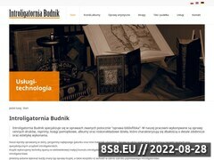 Miniaturka introligatorniabudnik.com (Oprawy cennych druków, reprinty i księgi pamiątkowe)