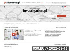 Miniaturka www.investigation.pl (Usługi detektywistyczne)