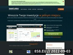 Zrzut strony Analiza fundamentalna i techniczna. Sprawdź możliwości serwisu Inwestomierz.pl!