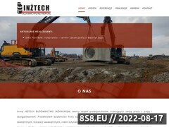 Miniaturka inztech.com.pl (Sieci zewnętrzne i infrastruktura - solidność i doświadczenie)