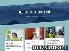 Miniaturka domeny www.ipsumindustrial.pl
